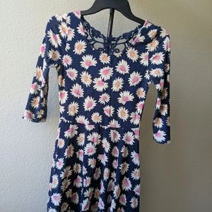 Beautiful fit and flare floral dress in EUC